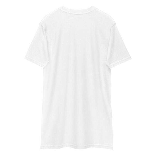 Drop the Bass - not the vibe, Men’s premium heavyweight tee - Image 2
