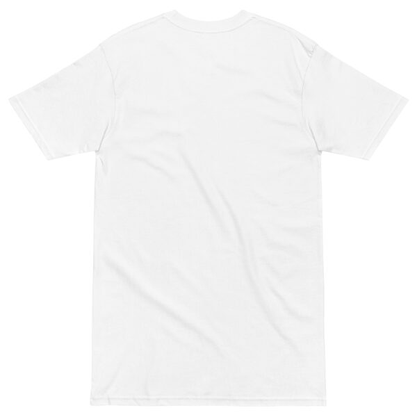 Drop the Bass - not the vibe, Men’s premium heavyweight tee - Image 3
