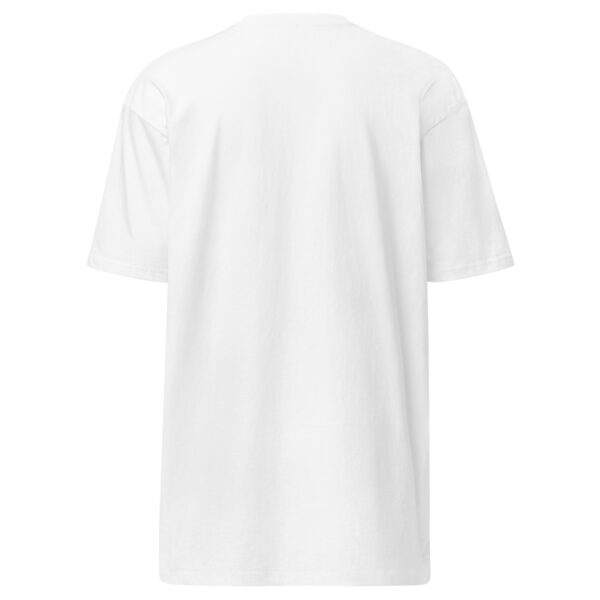 Drop the Bass - not the vibe, Men’s premium heavyweight tee - Image 9