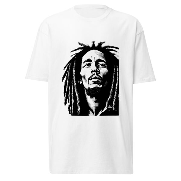 Bob Marley Portrait, Men’s premium heavyweight tee