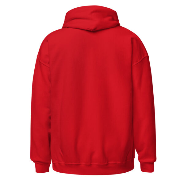 True North - Strong and Free, Red, Unisex Hoodie - Image 4