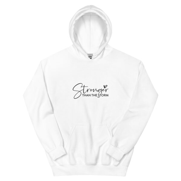 Stronger than the Storm, Unisex Hoodie - Image 4