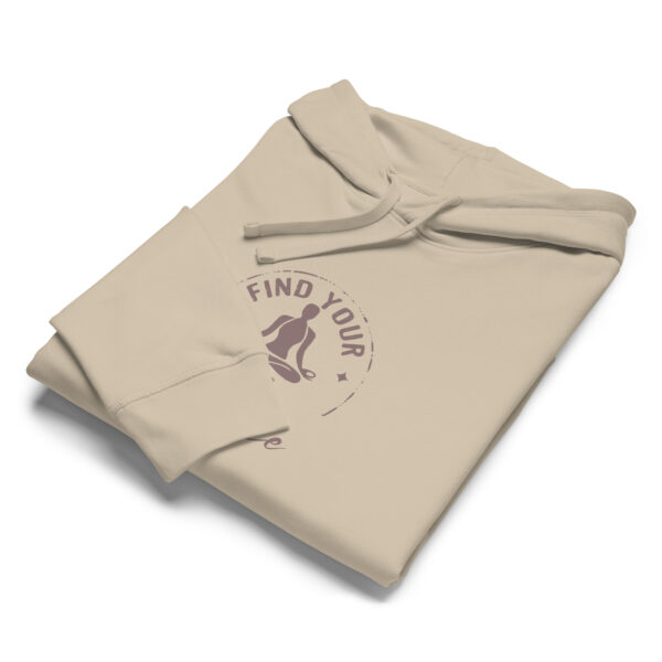 Find your Inner Peace, Yoga, zen, Unisex organic mid-weight hoodie - Image 2