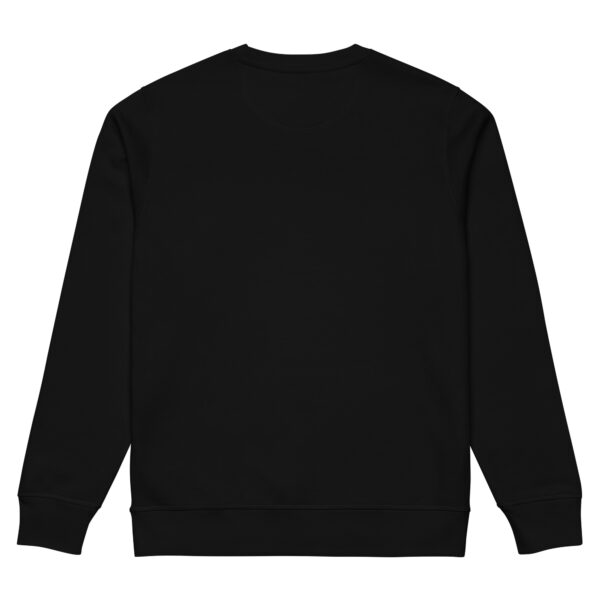 Never 51, canada, black Unisex organic mid-weight sweatshirt - Image 2