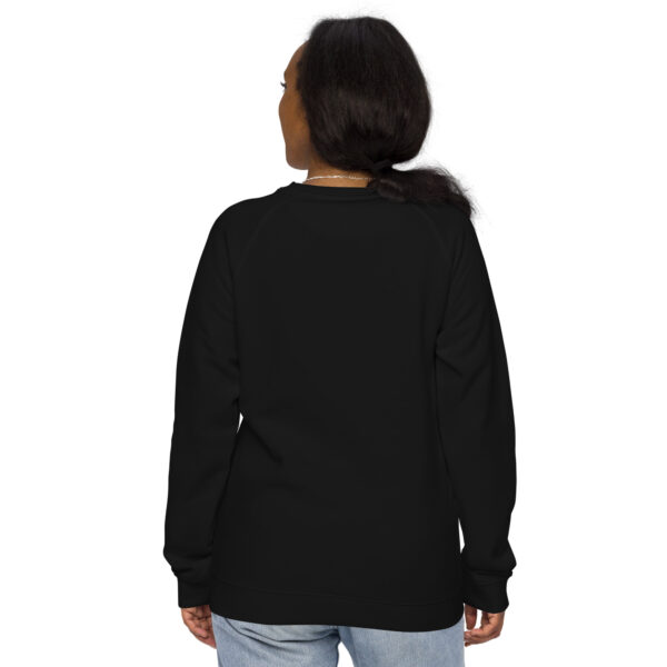 Live Love Laugh, Unisex organic raglan sweatshirt - Image 4