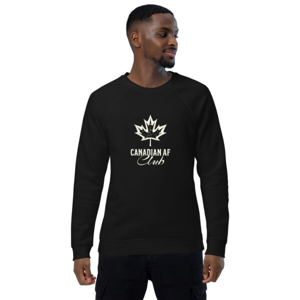 Canadian AF Club, Unisex organic raglan sweatshirt - Image 9