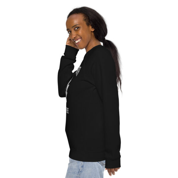 True North - Strong adn Free, Unisex organic raglan sweatshirt - Image 4