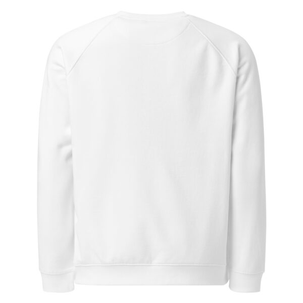 Dream Without Fear, Unisex organic raglan sweatshirt - Image 6