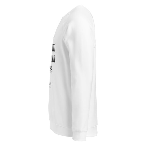 Dream Without Fear, Unisex organic raglan sweatshirt - Image 7