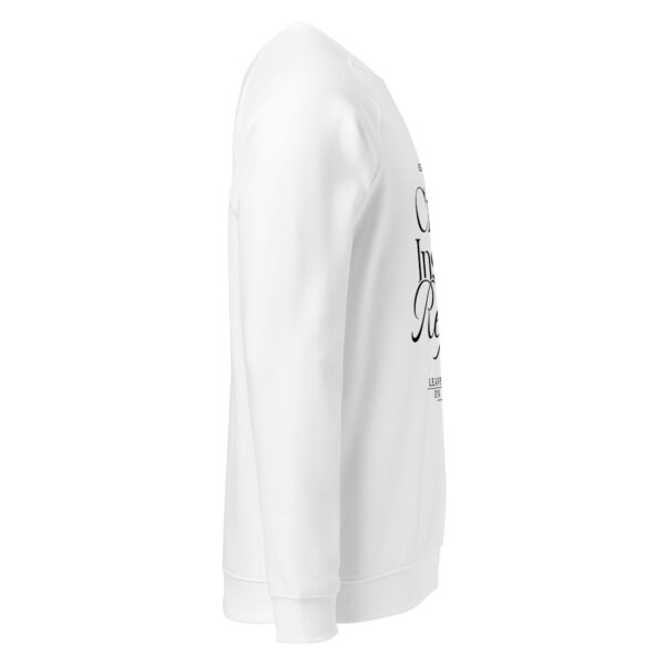 Create Inspire Repeat, Unisex organic raglan sweatshirt - Image 8