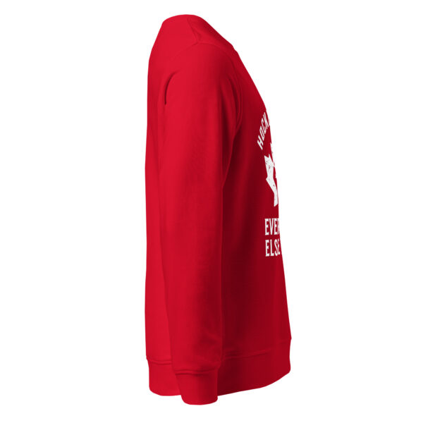 Hockey First - everything else later, Unisex organic sweatshirt - Image 5