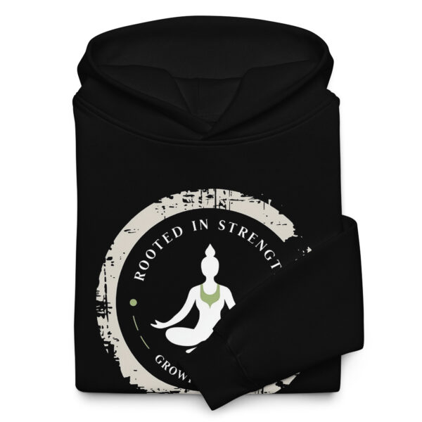 Rooted in Strength, Yoga, Unisex oversized hoodie - Image 2