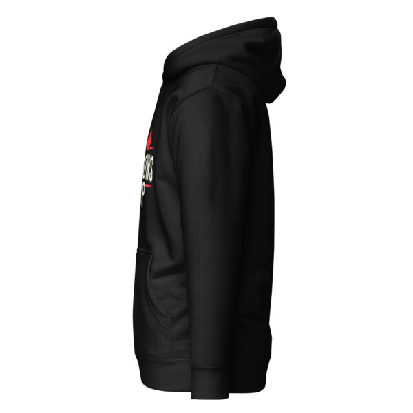 Elbows Up, canada, black Unisex Hoodie - Image 3