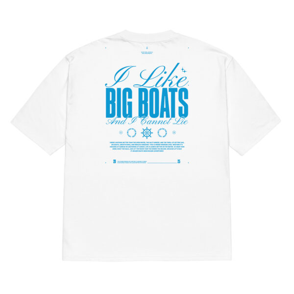 I Like Big Boats and i cannot Lie, Oversized heavyweight t-shirt - Image 3