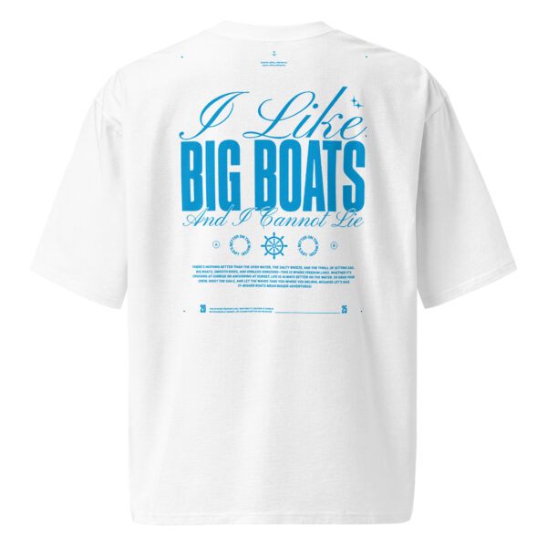I Like Big Boats and i cannot Lie, Oversized heavyweight t-shirt - Image 6