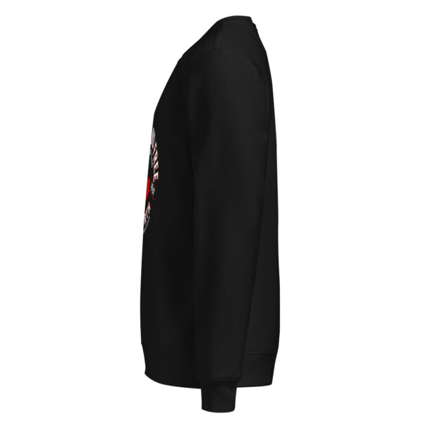 Strong and free, canada, black Unisex organic mid-weight sweatshirt - Image 3