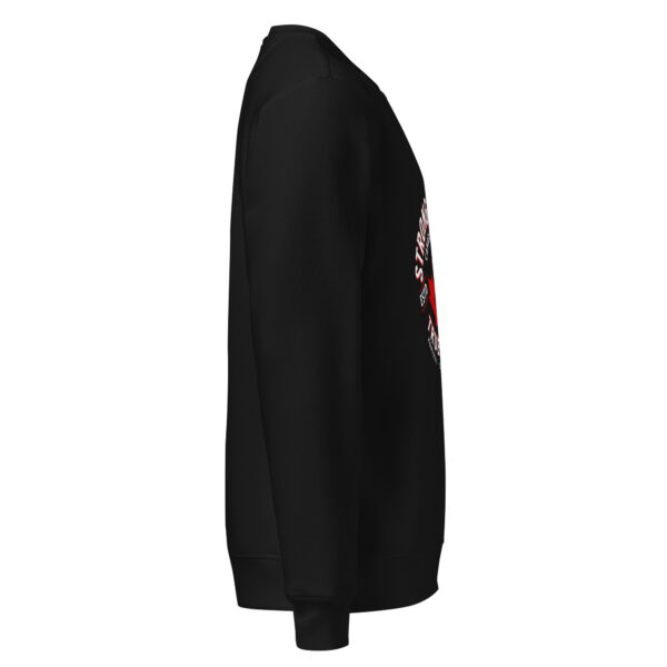 Strong and free, canada, black Unisex organic mid-weight sweatshirt - Image 2