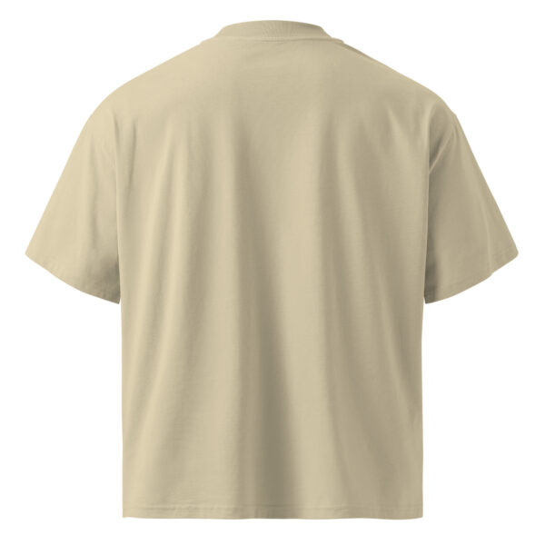 Sand Junkie, beach, sea, Unisex organic oversized high neck t-shirt - Image 2
