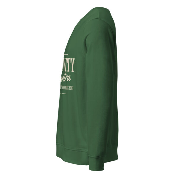 Serenity, Mantra, Yoga, Unisex organic sweatshirt - Image 3