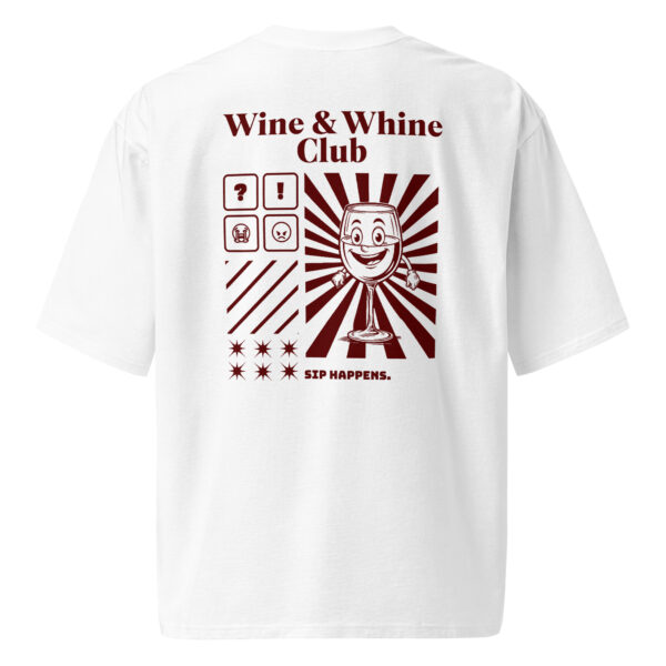 Wine and Whine Club, Oversized heavyweight t-shirt - Image 4