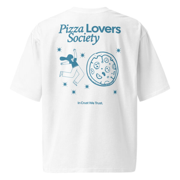 Pizza Lovers Society, Oversized heavyweight t-shirt - Image 4