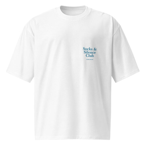 Socks & Silence Club, Oversized heavyweight t-shirt