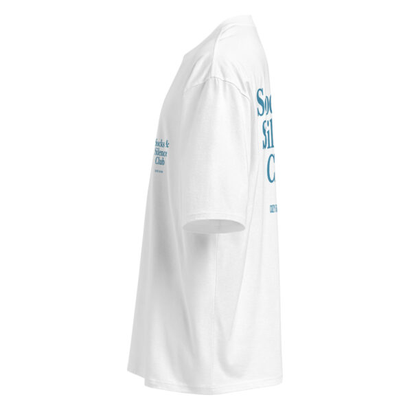 Socks & Silence Club, Oversized heavyweight t-shirt - Image 2
