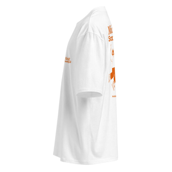 Midnight Snacking Club, orange, Oversized heavyweight t-shirt - Image 2