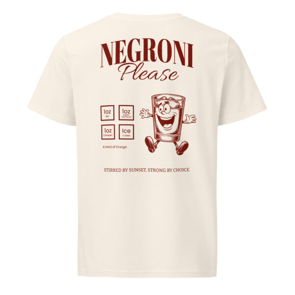 Negroni Please, Unisex organic mid-light t-shirt - Image 2