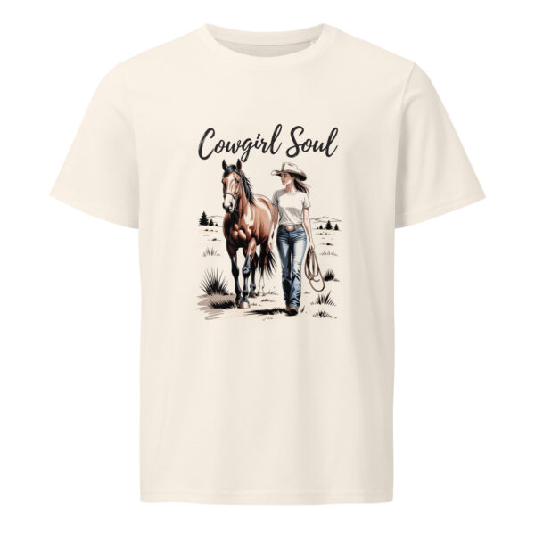 Cowgirl soul, cowboy, western, rodeo, Unisex organic mid-light t-shirt
