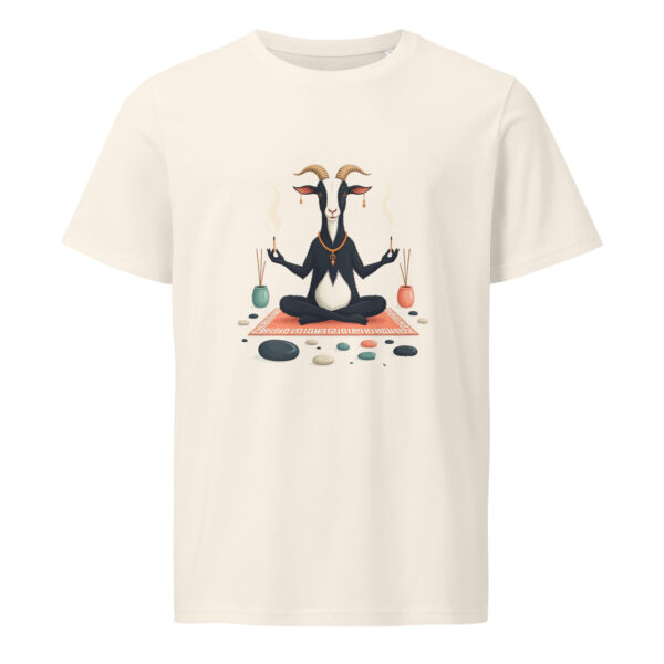 Yoga Goat, woman, zen, Unisex organic mid-light t-shirt