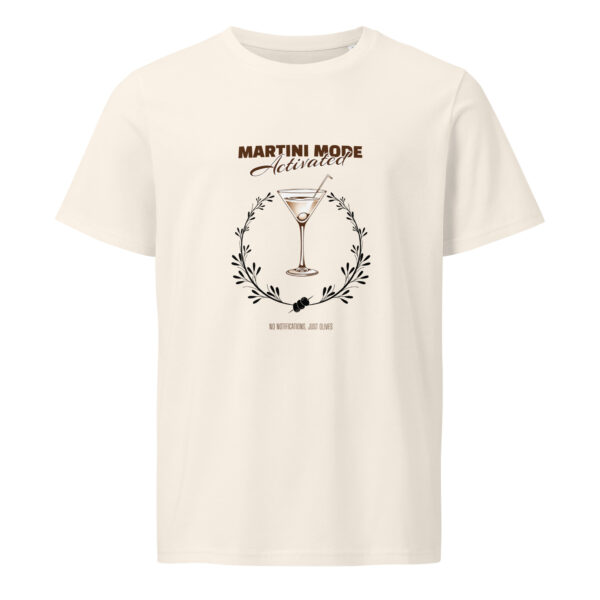 Martini Mode activated, Unisex organic mid-light t-shirt