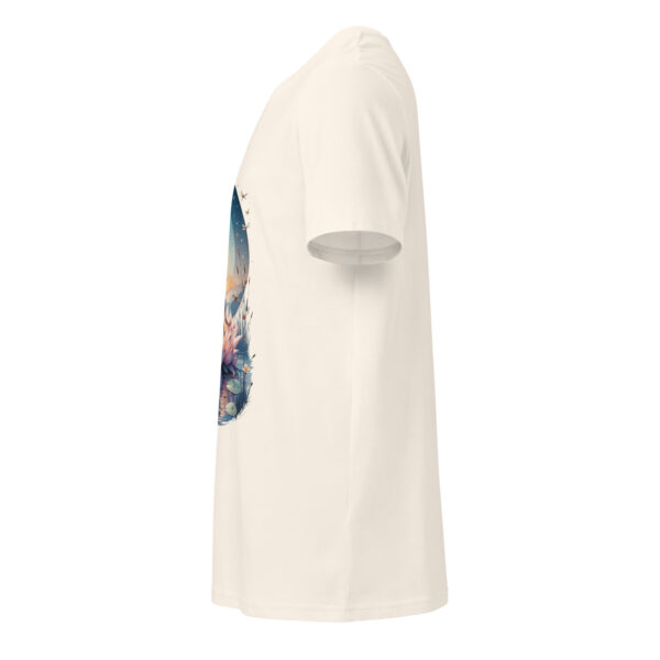 Yoga pose, zen, woman, Unisex organic mid-light t-shirt - Image 3