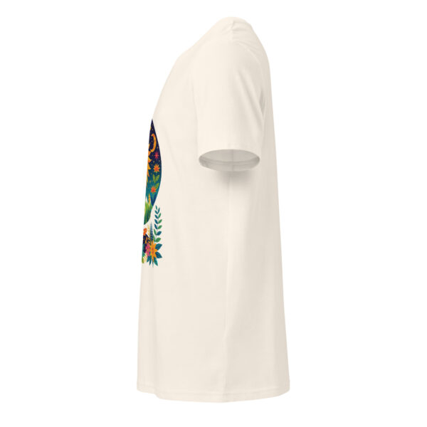 Yoga and sun, woman, zen, Unisex organic mid-light t-shirt - Image 3