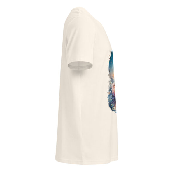 Yoga pose, zen, woman, Unisex organic mid-light t-shirt - Image 4