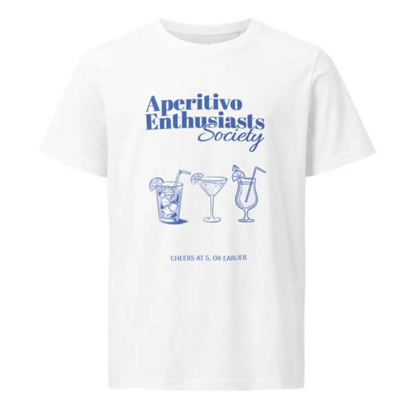 Aperitivo Enthusiast Society, summer, drinks, Unisex organic mid-light t-shirt