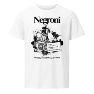 Negroni, cocktail, Unisex organic mid-light t-shirt