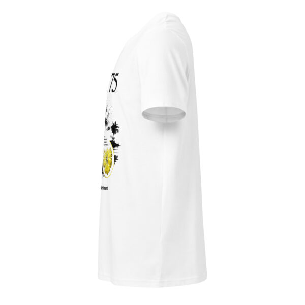 French 75, cocktail, Unisex organic mid-light t-shirt - Image 7