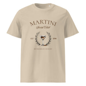 unisex-organic-ribbed-neck-t-shirt-desert-dust-front-683009bc9b268.jpg Martini Social Club, Unisex organic ribbed neck t-shirt