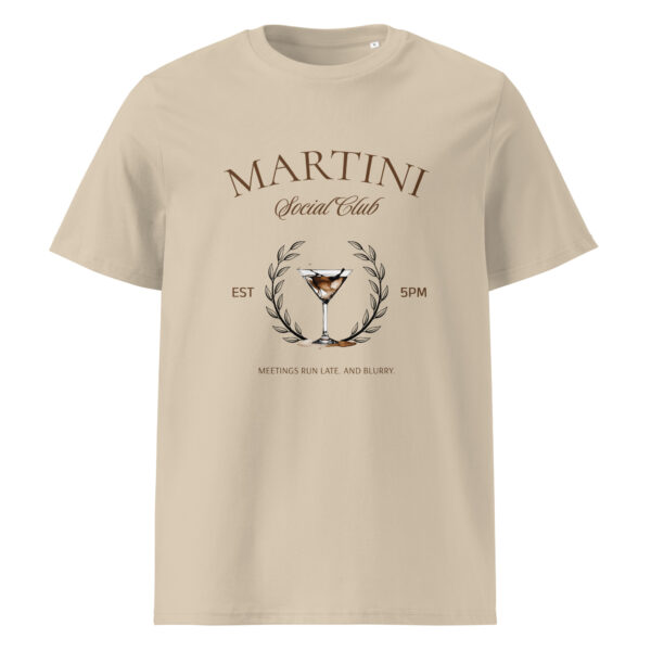 Martini Social Club, Unisex organic ribbed neck t-shirt