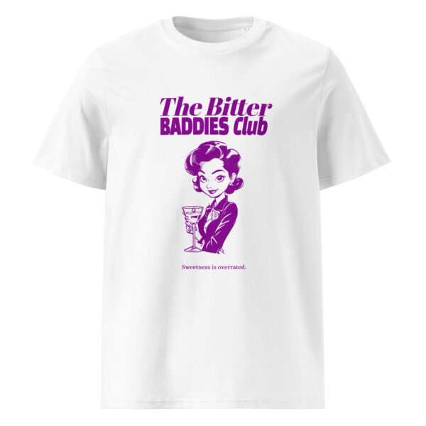The Bitter  Baddies Club, Unisex organic ribbed neck t-shirt - Image 5