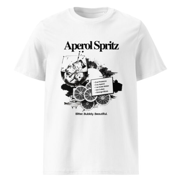 Aperol Spritz, cocktail, Unisex organic ribbed neck t-shirt