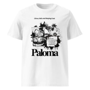 Paloma, cocktail, Unisex organic ribbed neck t-shirt
