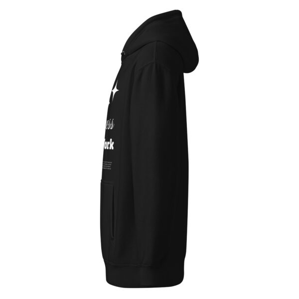 Greatness demands Hard work, Unisex premium mid-weight hoodie - Image 3