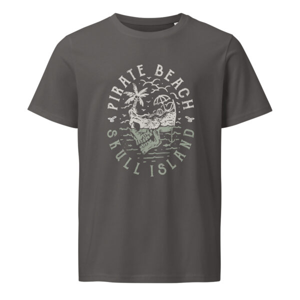 Pirate Beach, summer, Unisex organic mid-light t-shirt - Image 5