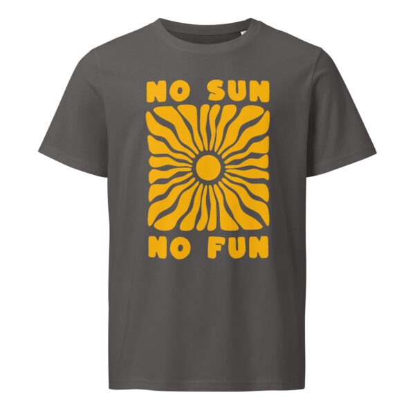 No sun noFun, summer, beach, Unisex organic mid-light t-shirt - Image 2