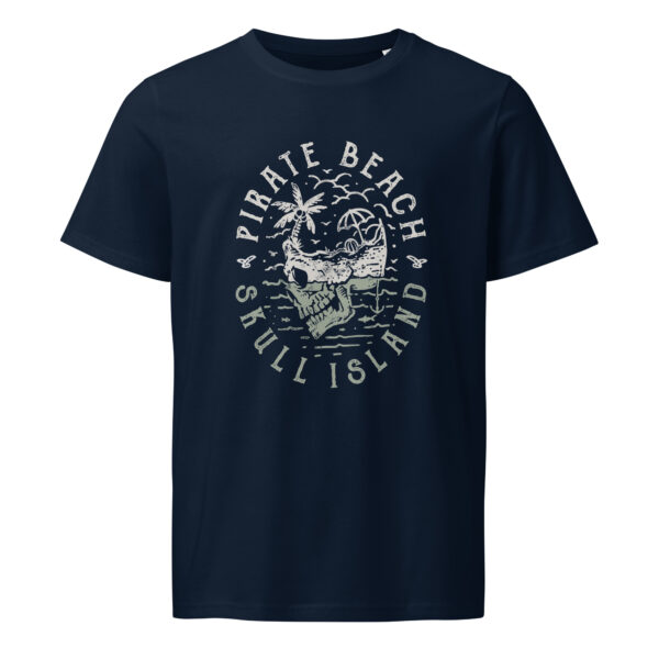 Pirate Beach, summer, Unisex organic mid-light t-shirt
