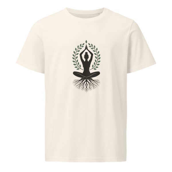 Yoga Roots, nature, ground, Unisex organic mid-light t-shirt