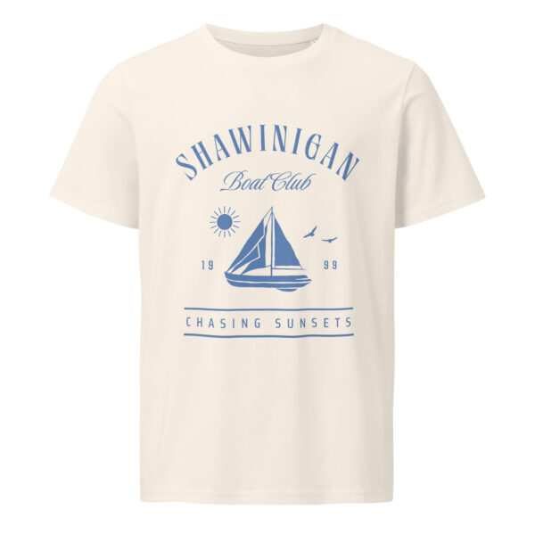 Shawinigan Boat club, summer, beach, Unisex organic mid-light t-shirt - Image 2