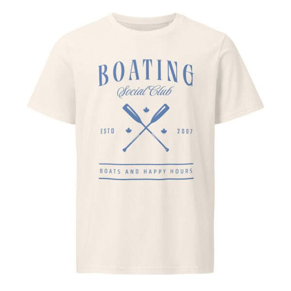 Boating Social Club, summer, beach, boat, Unisex organic mid-light t-shirt - Image 2